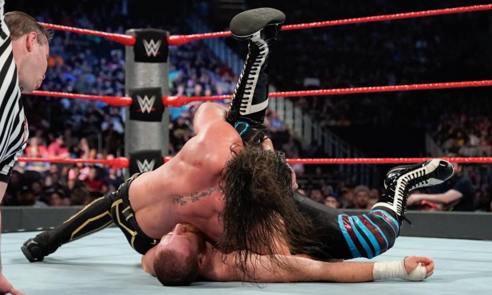 WWE Raw Seth Rollins Sami Zayn
