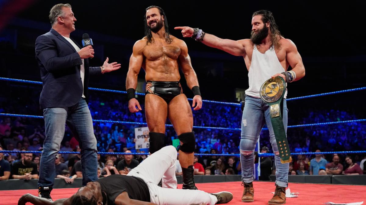 WWE Smackdown Elias R-Truth Shane McMahon Drew McIntyre