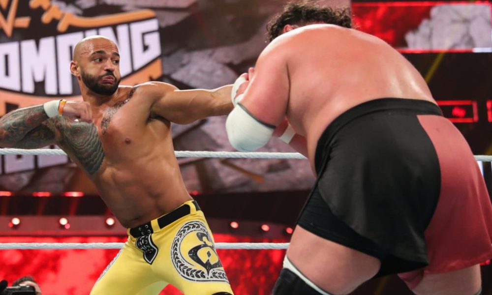 WWE Stomping Grounds Ricochet Samoa Joe
