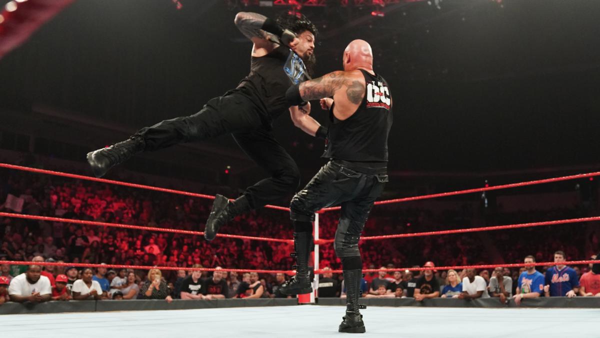 WWE Raw Roman Reigns Luke Gallows