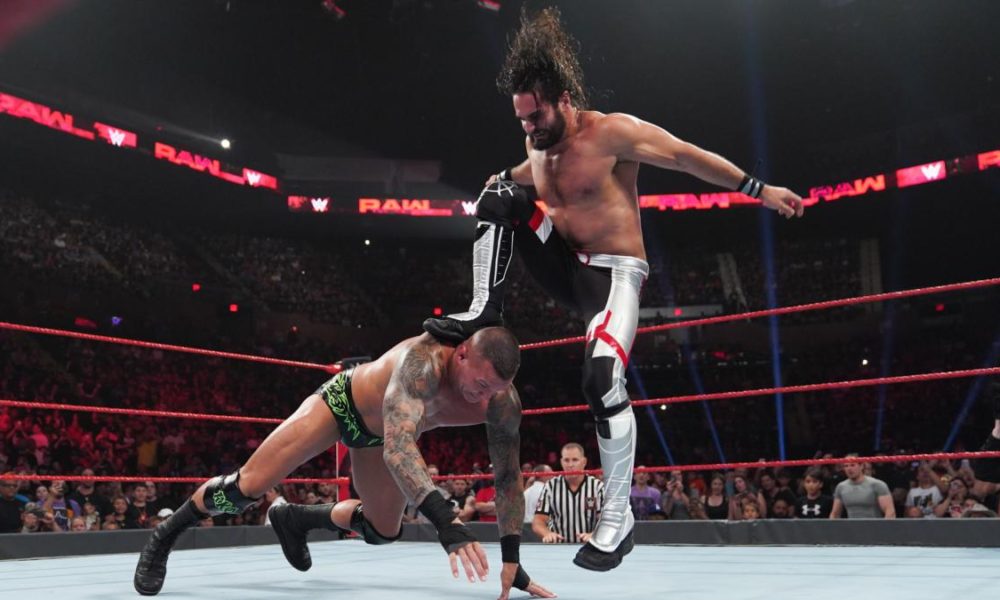 WWE Raw Seth Rollins Randy Orton
