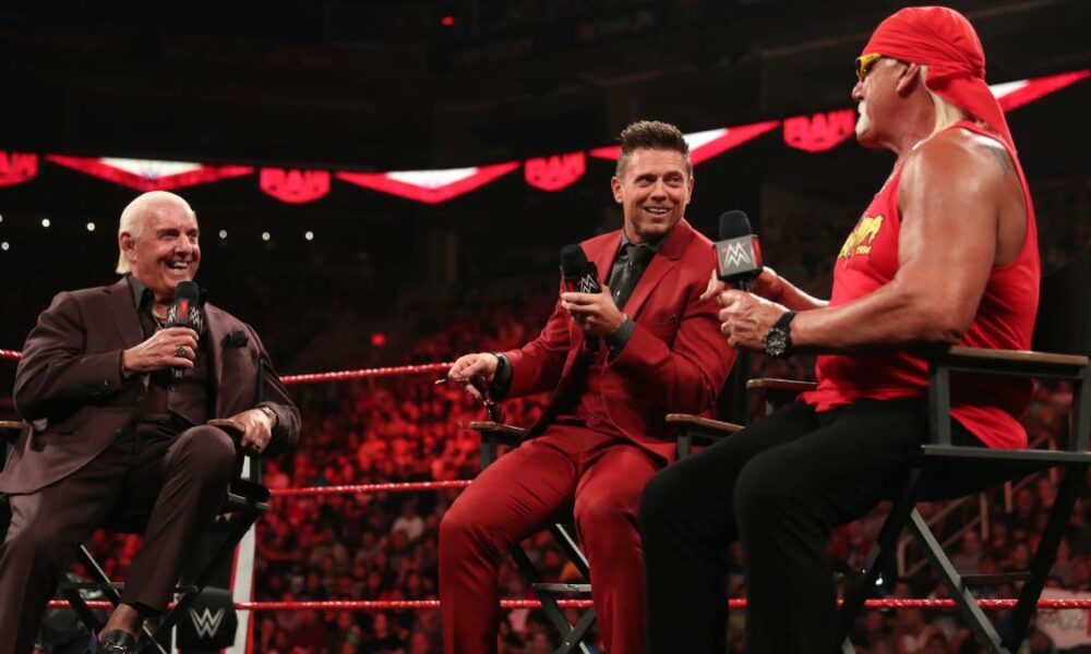 WWE Raw Ric Flair The Miz Hulk Hogan