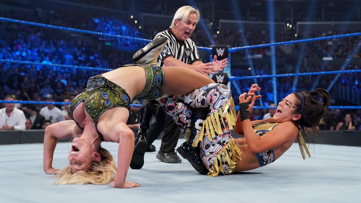 WWE Smackdown Charlotte Flair Bayley Charles Robinson