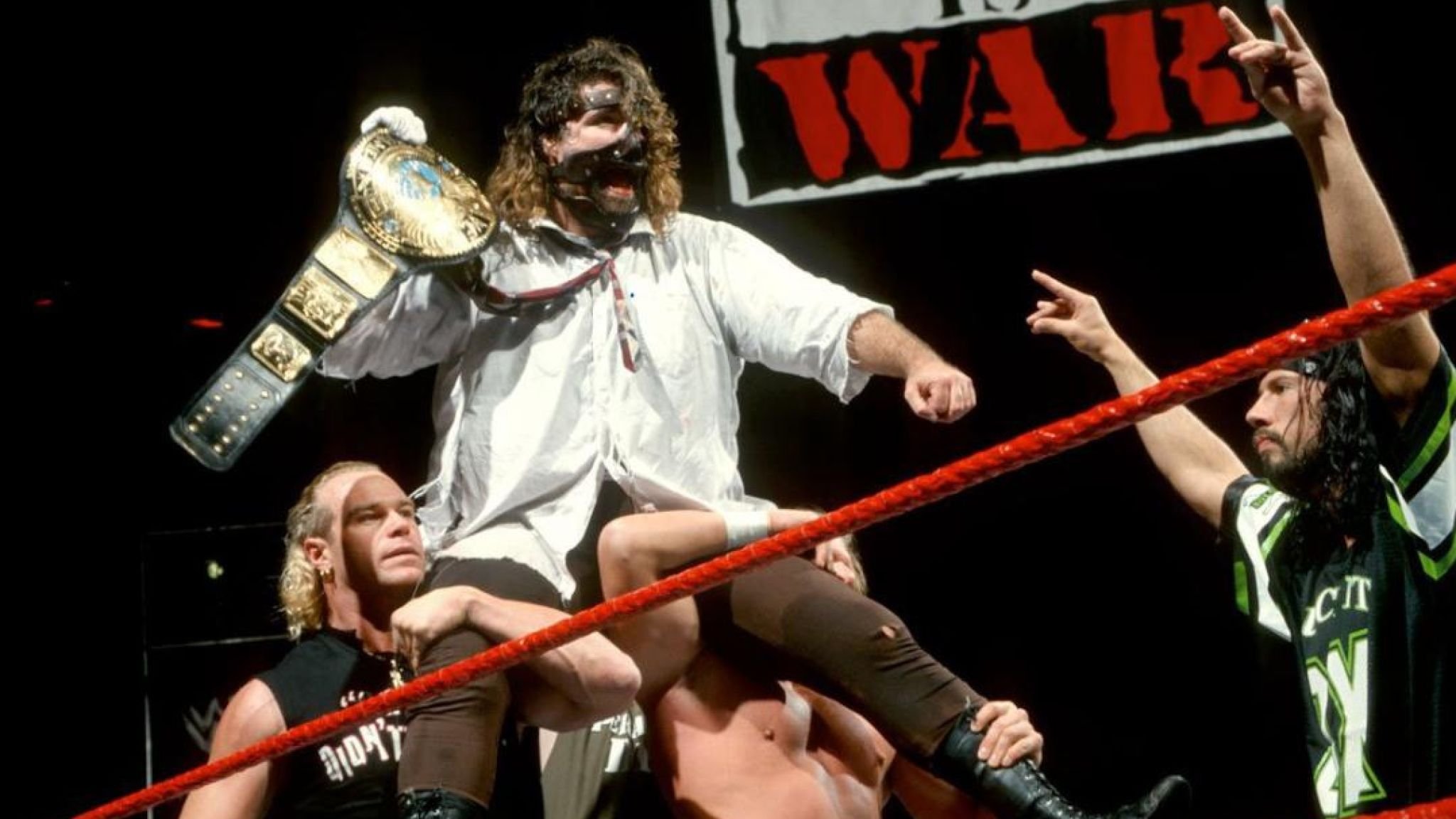 Mankind WWF Championship Mick Foley WWE DX Raw