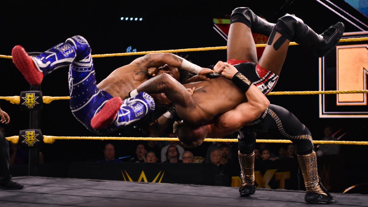 WWE NXT 205 Live Isiah Swerve Scott Lio Rush Tyler Breeze