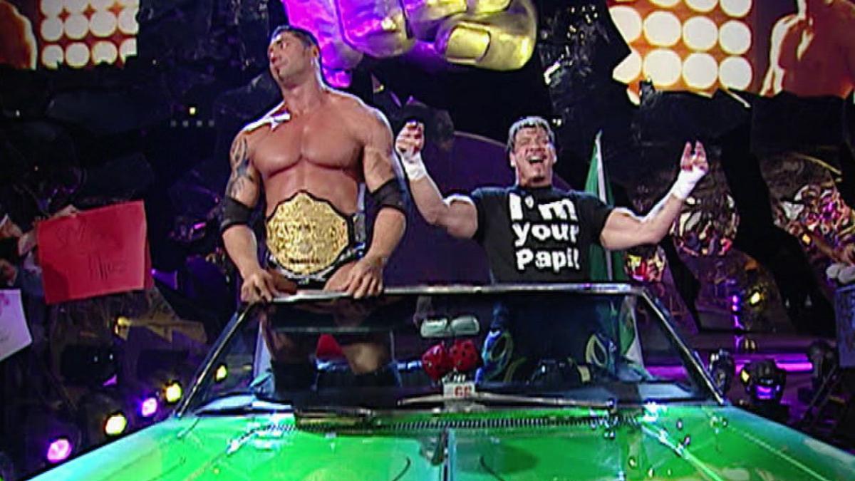 Eddue Guerrero Lowrider Batista WWE World Heavyweight Champion