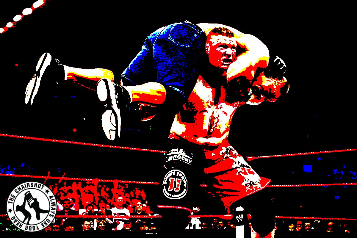 Brock Lesnar John Cena WWE Extreme Rules Chairshot Edit