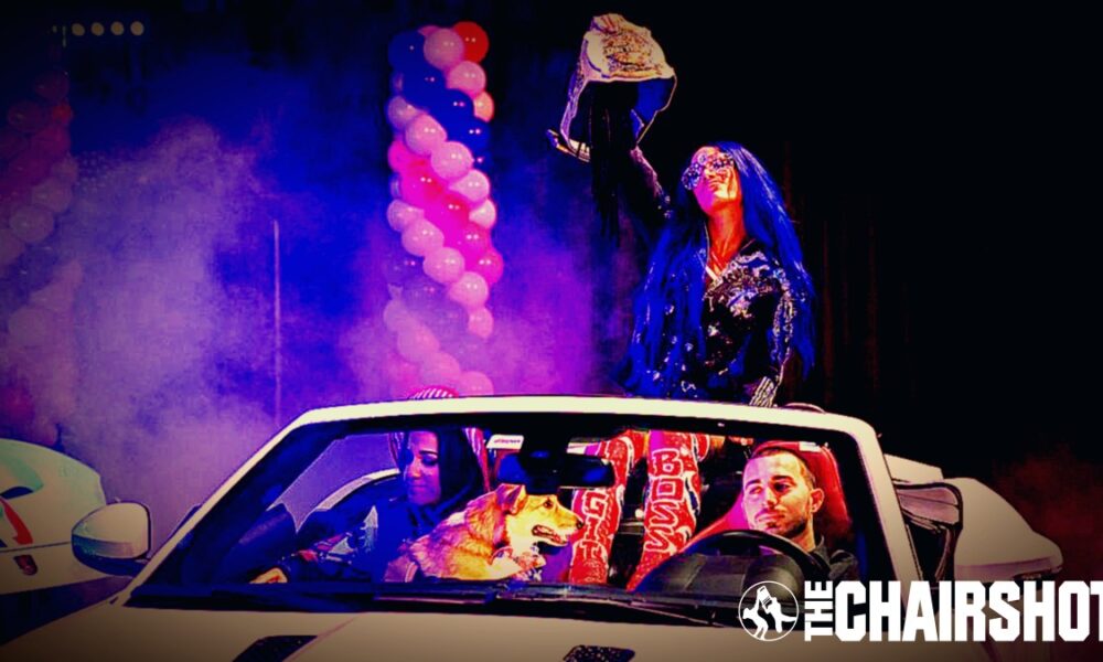 WWE NXT Great American Bash Sasha Banks Bayley Car Chairshot Edit