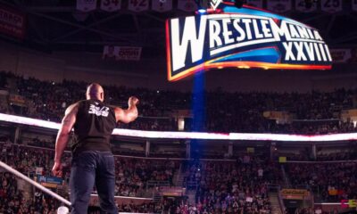 The Rock WrestleMania Sign