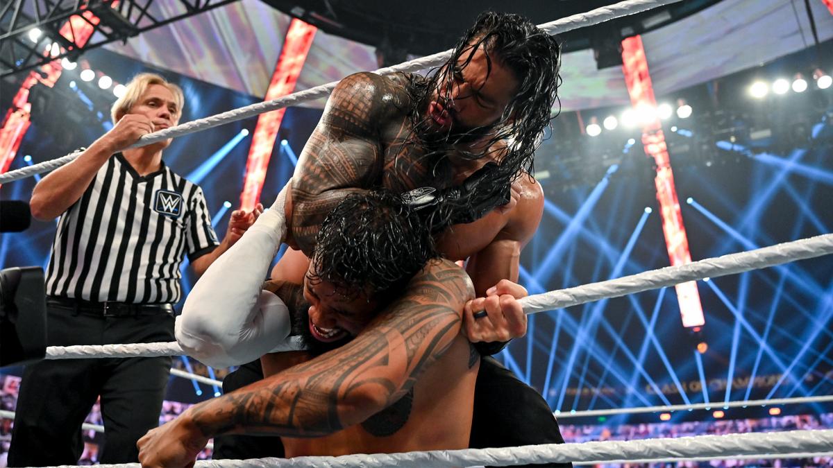 WWE Clash Of Champions Roman Reigns Jey Uso