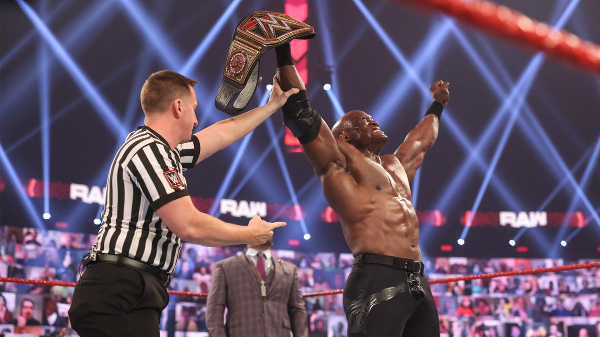 Bobby Lashley WWE Champion Raw
