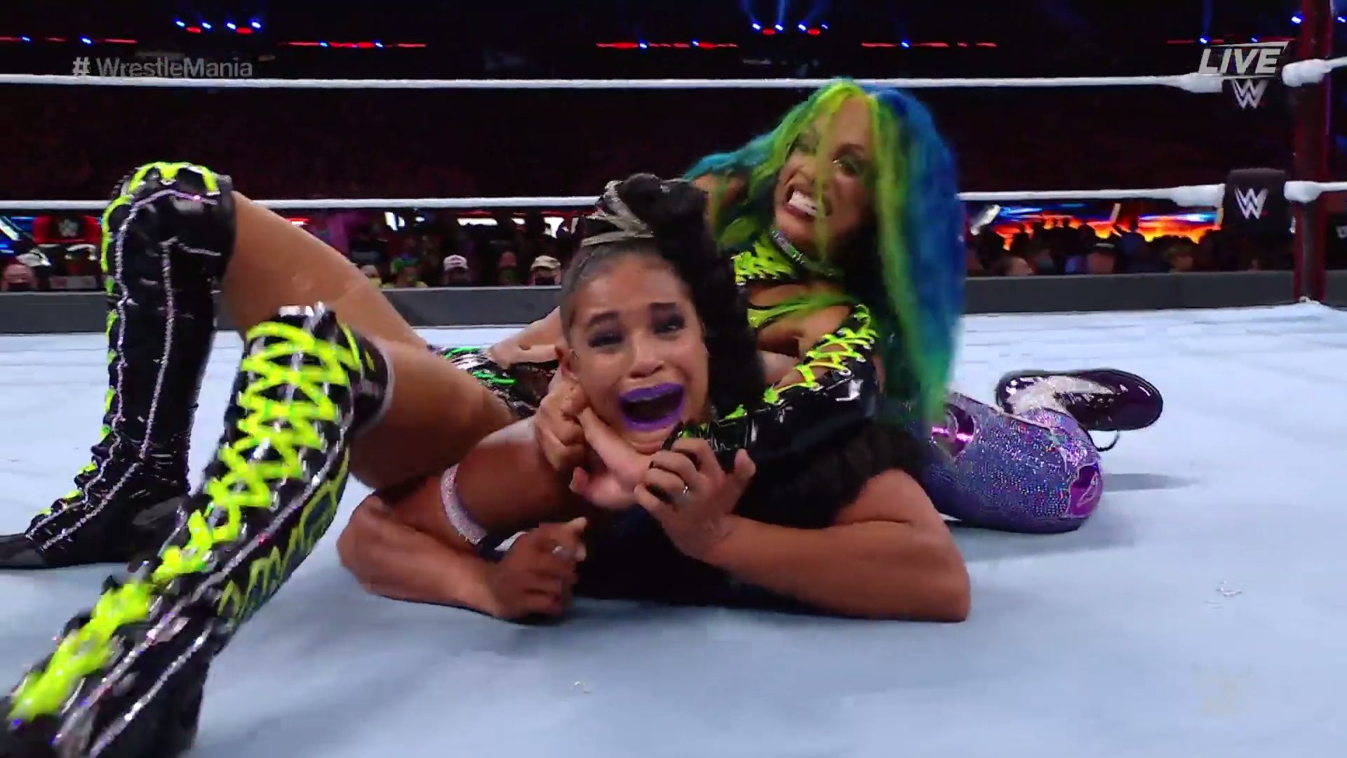 WWE WrestleMania 37 Sasha Banks Bianca Belair