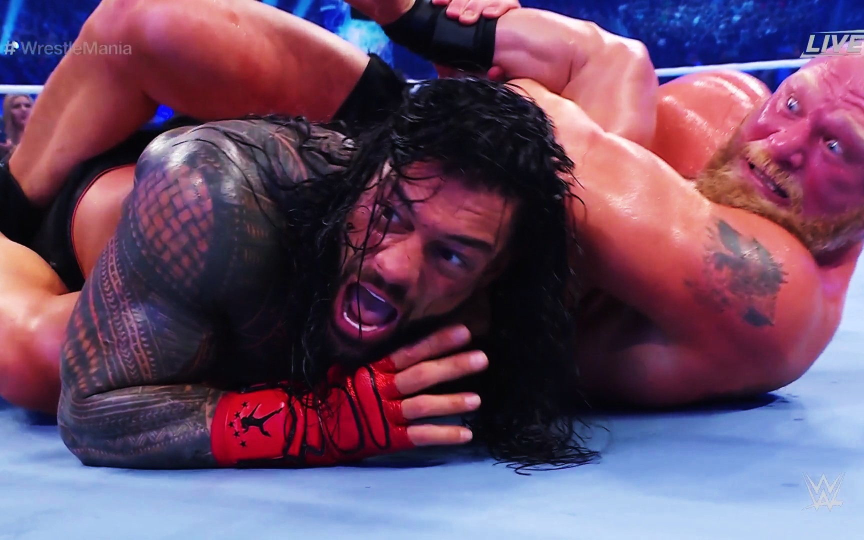 WWE WrestleMania 38 Roman Reigns Brock Lesnar Results