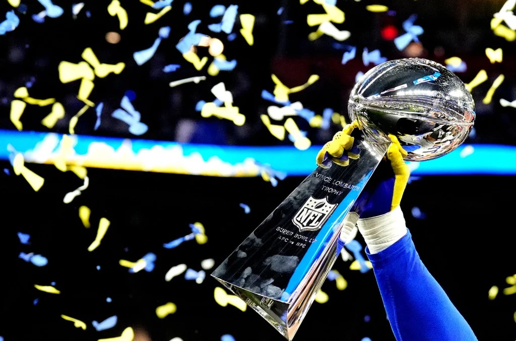 NFL Super Bowl Champion Los Angeles Rams Lombardi Trophy