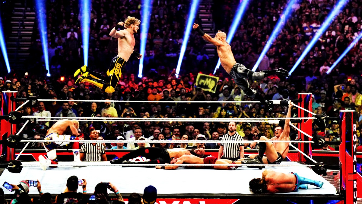 2023 WWE Royal Rumble Logan Paul Ricochet