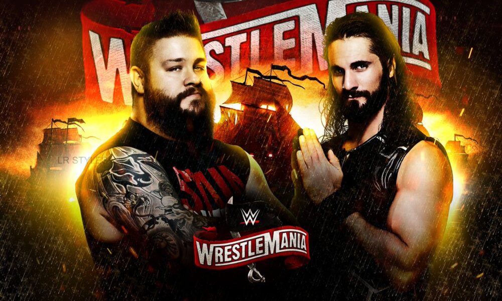 WWE WrestleMania 36 Kevin Owens Seth Rollins