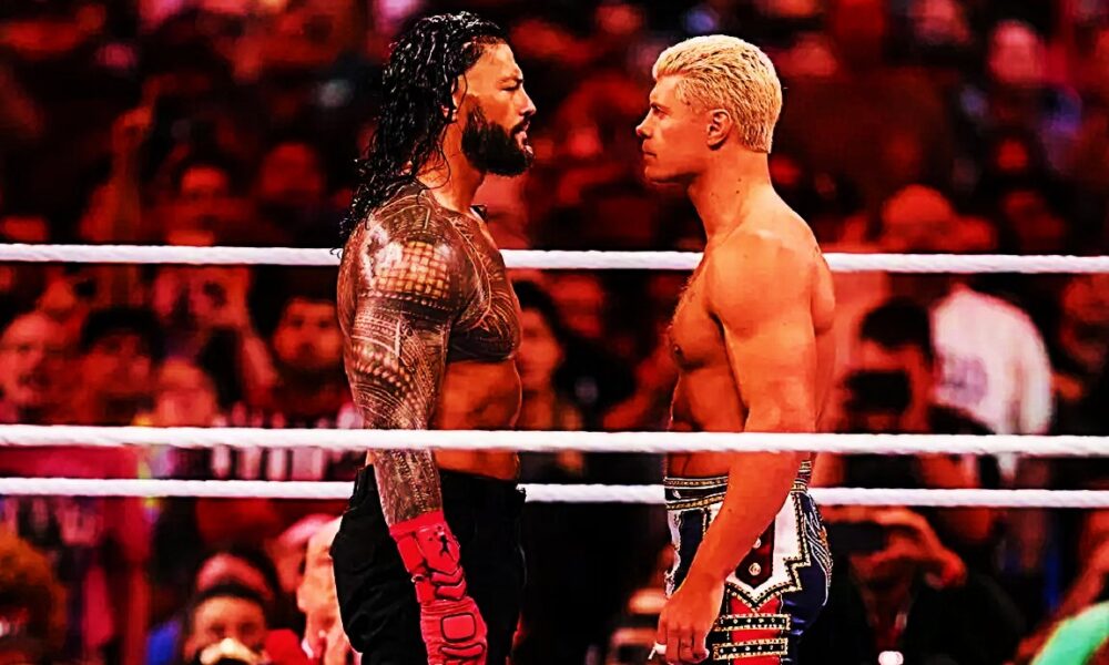 Roman Reigns Cody Rhodes WrestleMania
