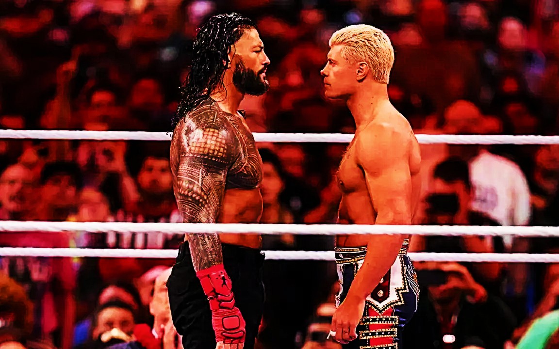 Roman Reigns Cody Rhodes WrestleMania