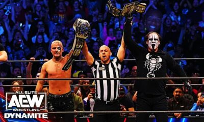AEW Dynamite Sting Darby Win Tag Titles