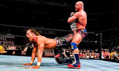 Shawn Michaels Kurt Angle WrestleMania 21