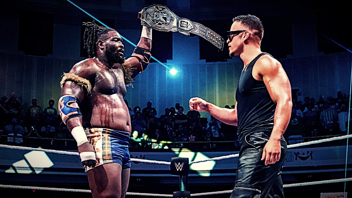 WWE NXT No Mercy Oba Femi Ricky Saints