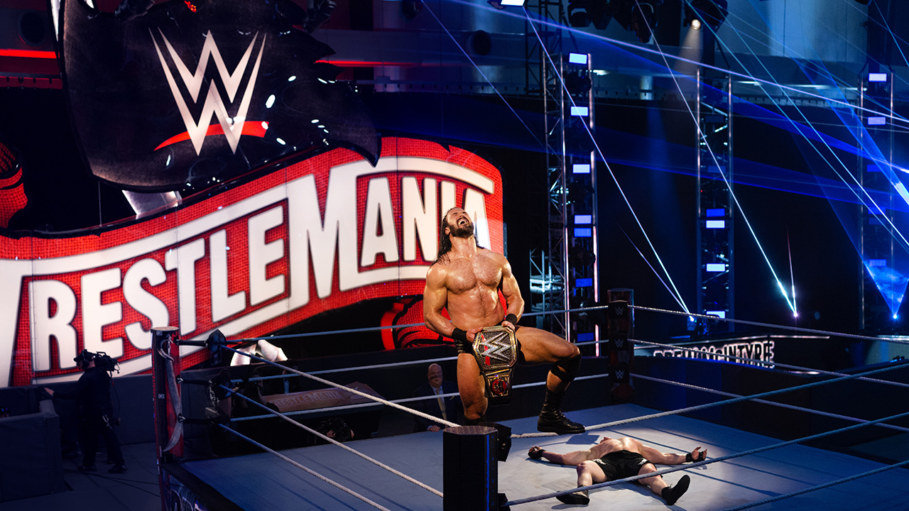 WWE WrestleMania 36 Drew McIntyre Brock Lesnar